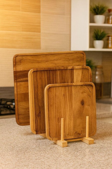 صينية خشب مانجو